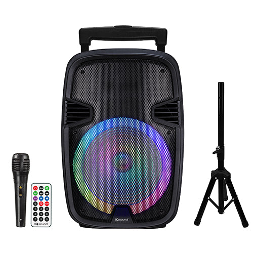 title:Supersonic 15" Portable Bluetooth Speaker with True Wireless Stereo;color:Black