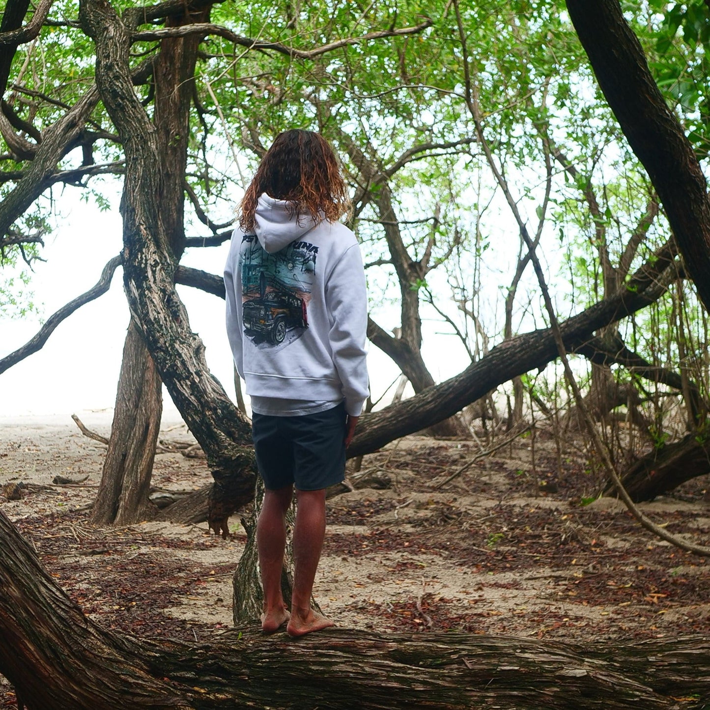 Men's Beach Day Graphic Hoodie