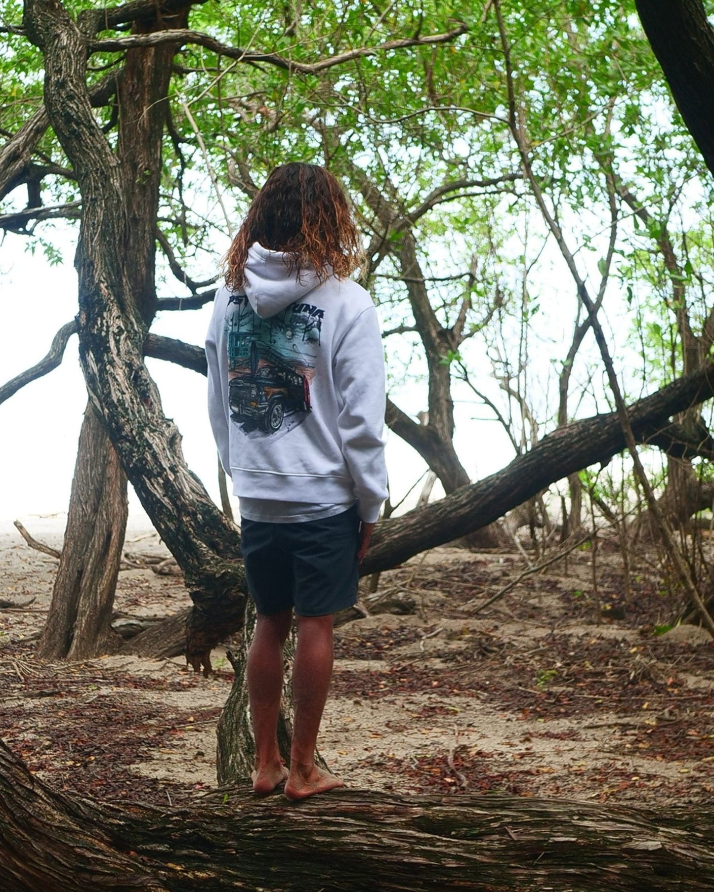 Men's Beach Day Graphic Hoodie