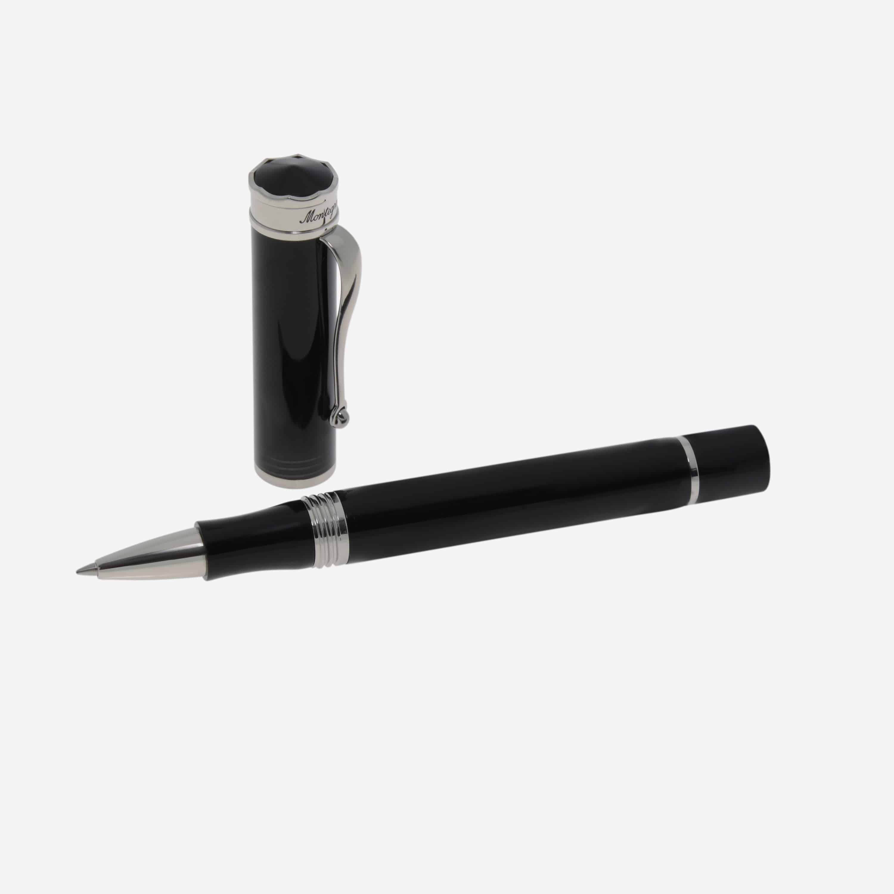 Montegrappa Ducale Black Rollerball Pen ISDURRPC - ShopWorn