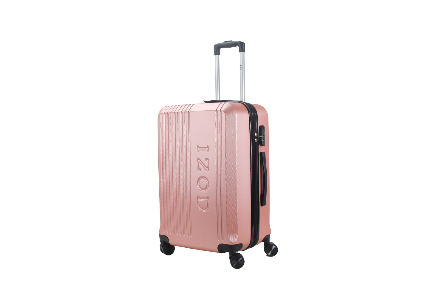 IZOD Zane Expandable ABS Hard shell Lightweight 360 Dual Spinning Wheels Combo Lock 28", 24", 20" 3 Piece Luggage Set