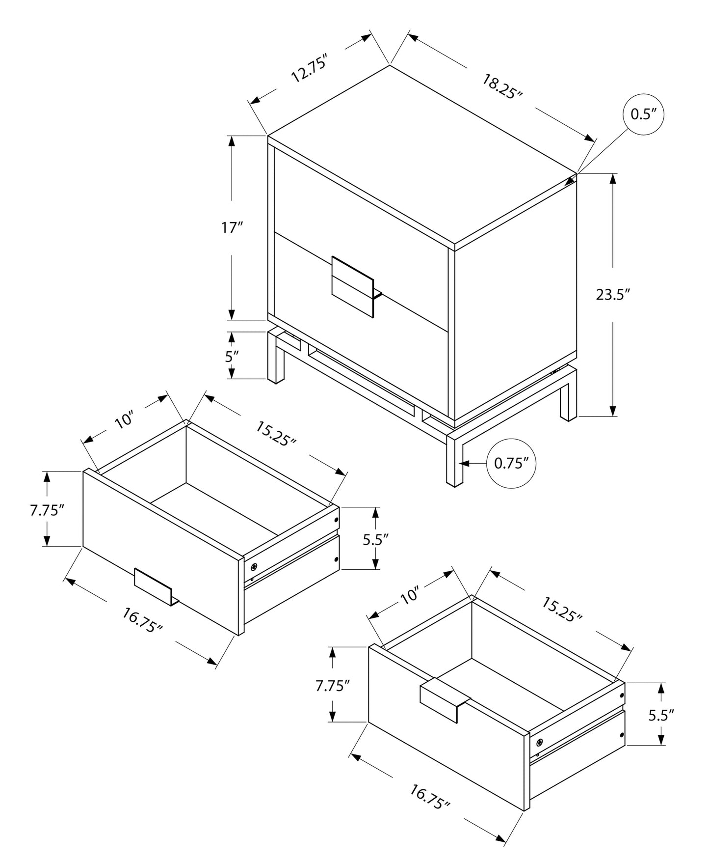 title:Accent Table, Side, End, Nightstand, Lamp, Storage Drawer, Living Room, Bedroom, Glossy White Laminate, Chrome Metal, Contemporary, Modern;color:White