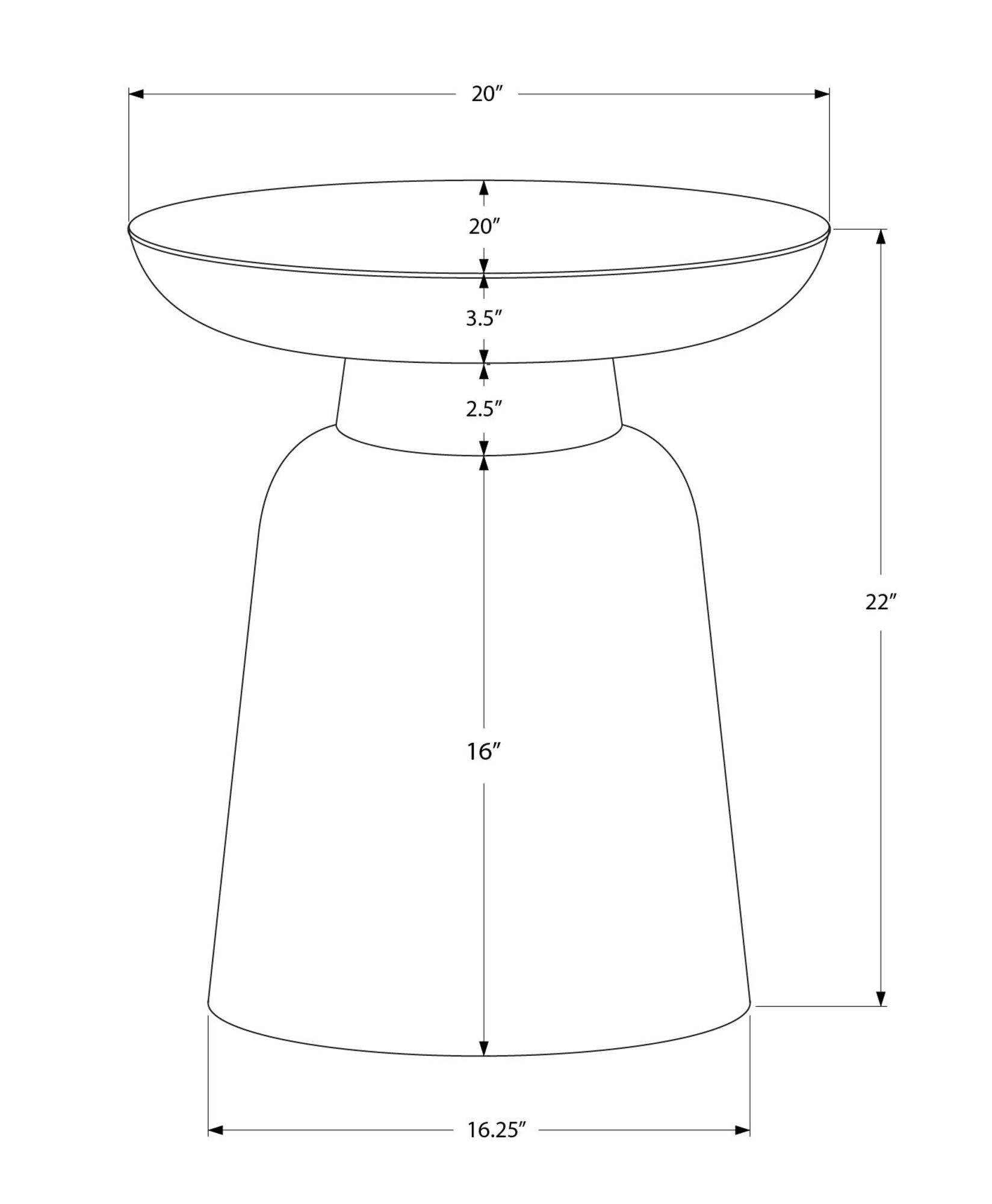 title:Accent Table, Drum, Side, End, Nightstand, Lamp, Living Room, Bedroom, Chrome Metal, Contemporary, Modern;color:Chrome2