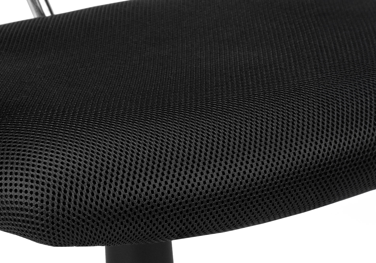 title:Office Chair, Adjustable Height, Swivel, Ergonomic, Armrests, Computer Desk, Work, Juvenile, Black Mesh, Black Metal, Contemporary, Modern;color:Black