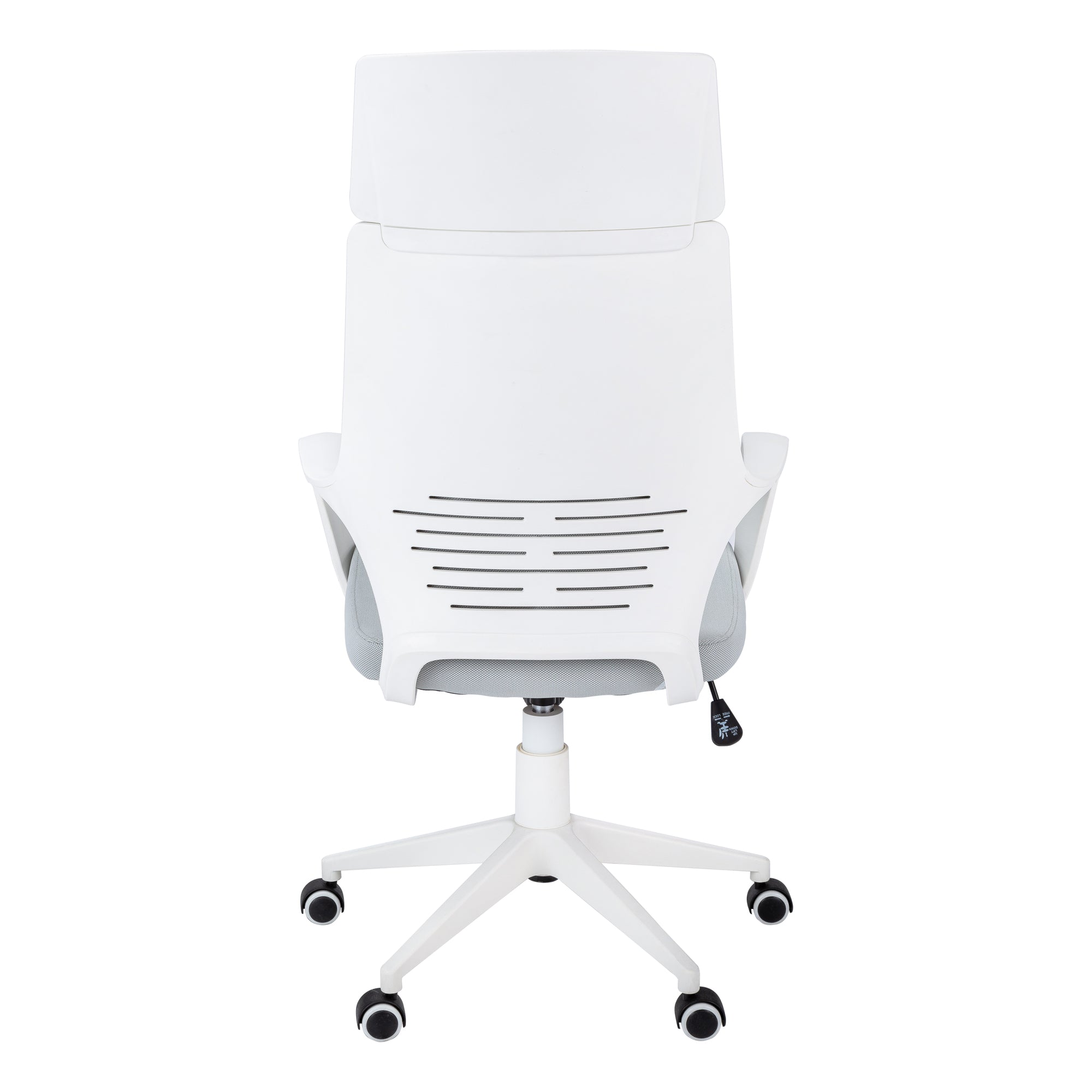 title:Office Chair, Adjustable Height, Swivel, Ergonomic, Armrests, Computer Desk, Work, Grey Mesh, White Metal, Contemporary, Modern;color:White