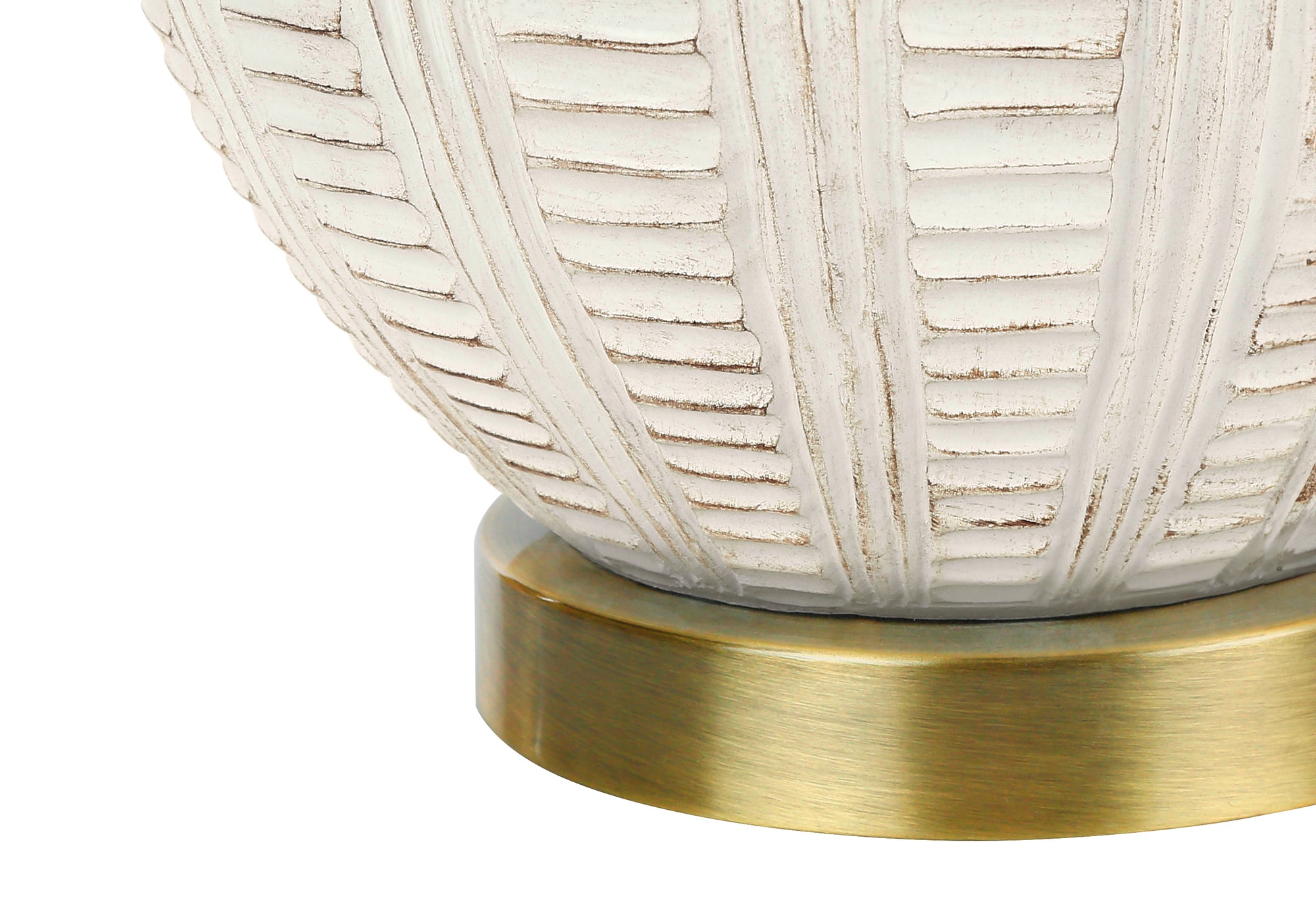 title:Lighting, 21"h, Table Lamp, Ivory / Cream Shade, Cream Resin, Transitional;color:Cream