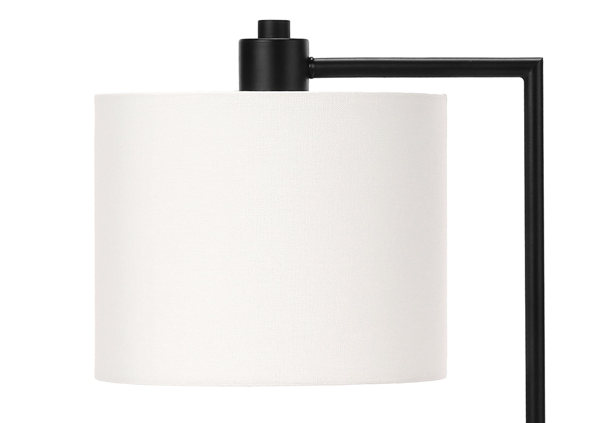 title:Lighting, 19"h, Table Lamp, Usb Port Included, Black Metal, Ivory / Cream Shade, Modern;color:Black