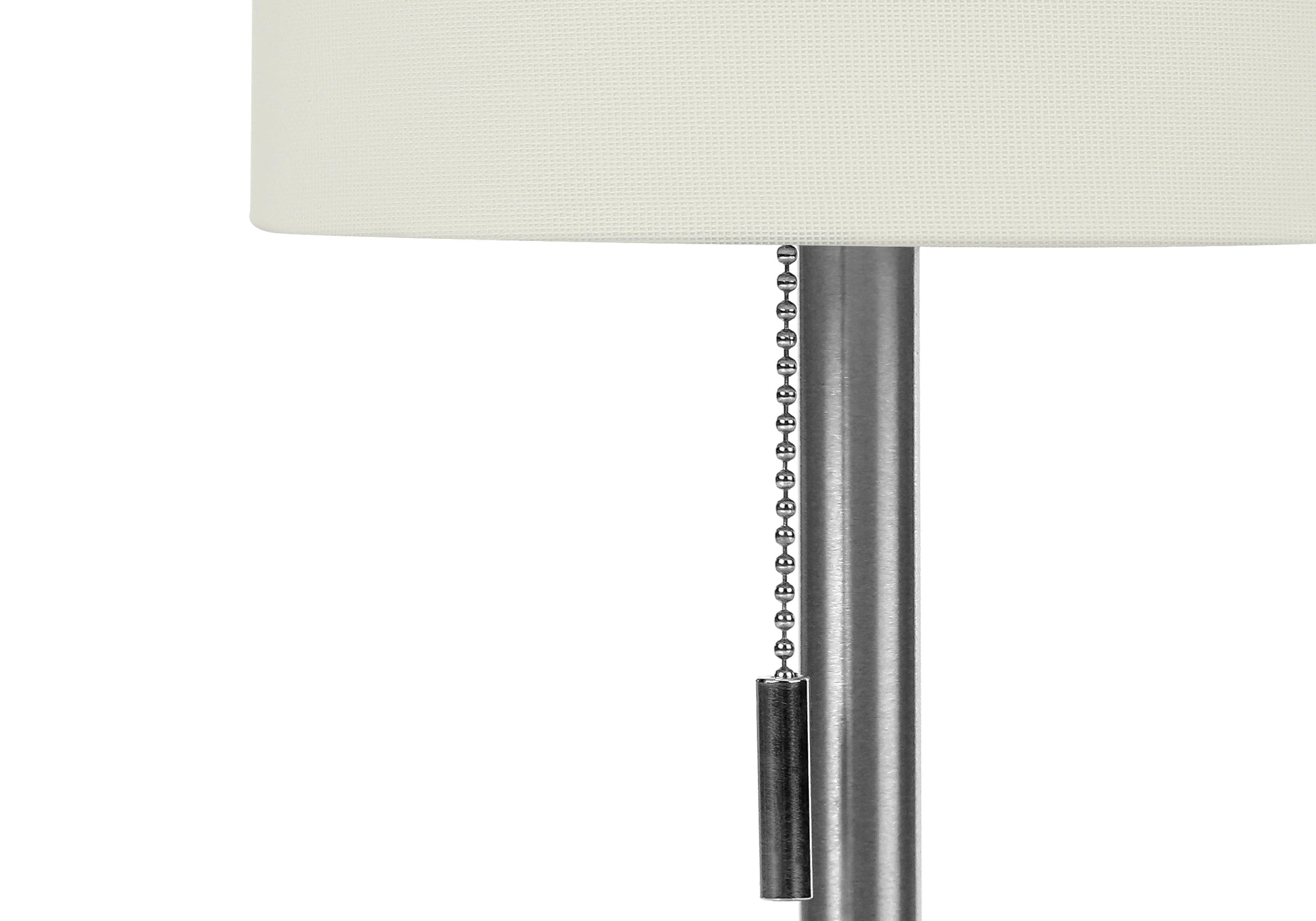 title:Lighting, Set Of 2, 17"h, Table Lamp, Usb Port Included, Nickel Metal, Ivory / Cream Shade, Contemporary;color:Silver