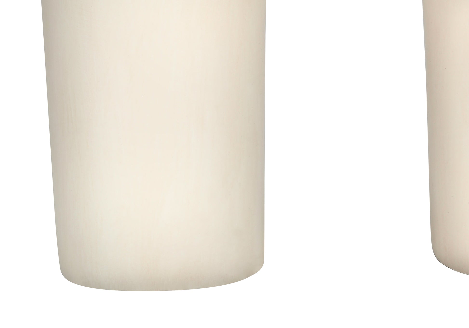 title:Lighting, 25"h, Table Lamp, Cream Resin, Beige Shade, Modern;color:Cream