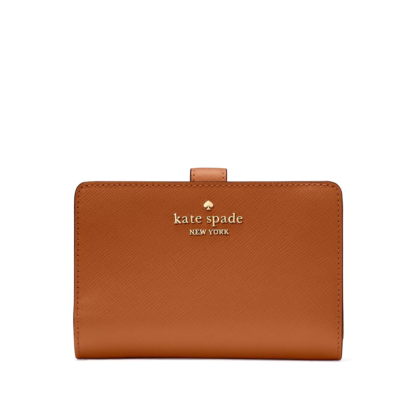 title:Kate Spade Women's Madison Medium Compact Bifold Wallet;color:Cavern Clay