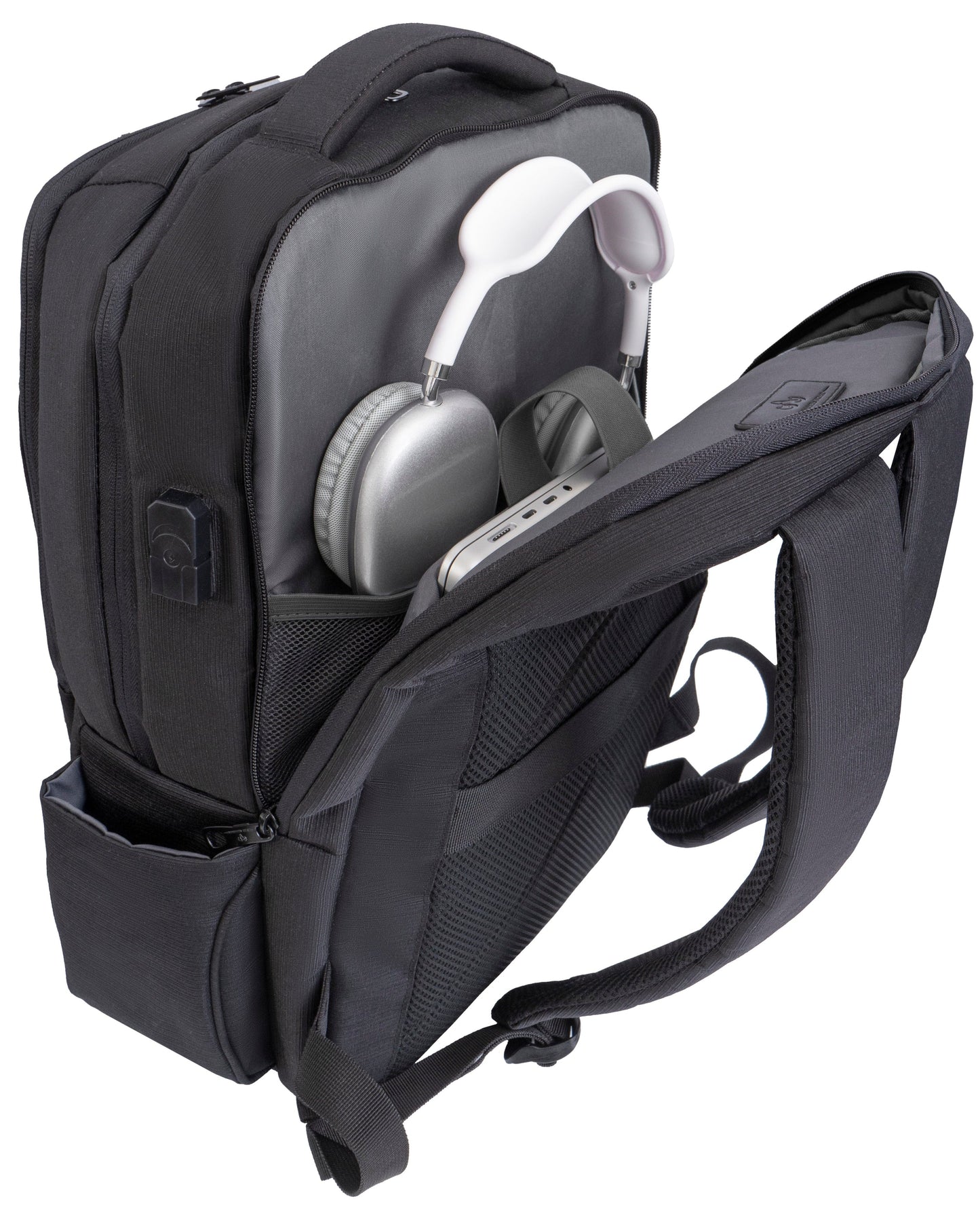 The Columbia | 18-In Lightweight Textured Workbook Backpack with USB Port