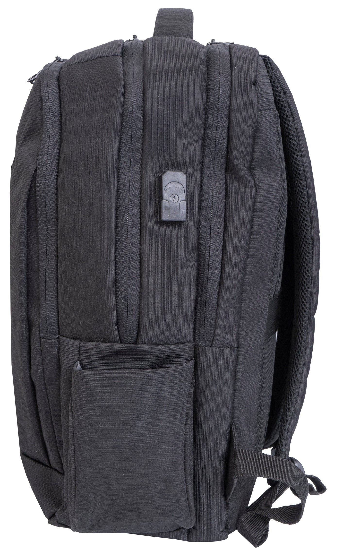 The Columbia | 18-In Lightweight Textured Workbook Backpack with USB Port