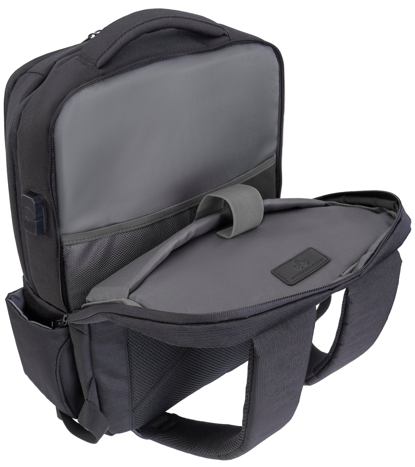 The Columbia | 18-In Lightweight Textured Workbook Backpack with USB Port