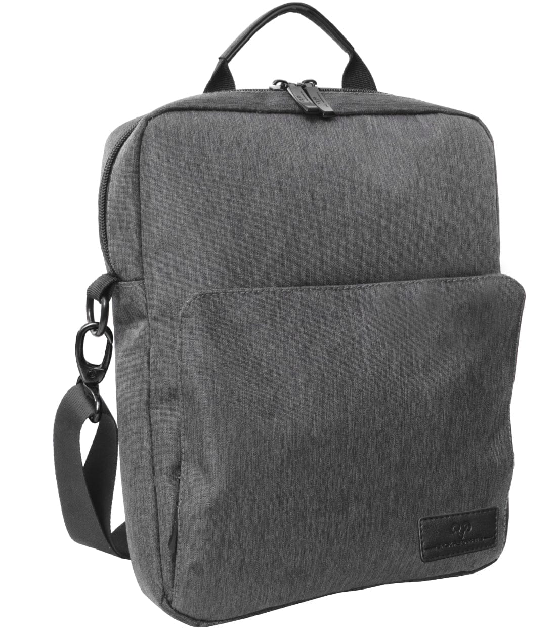 The Messenger | 12-In Twill Messenger Bag with Tablet Sleeve