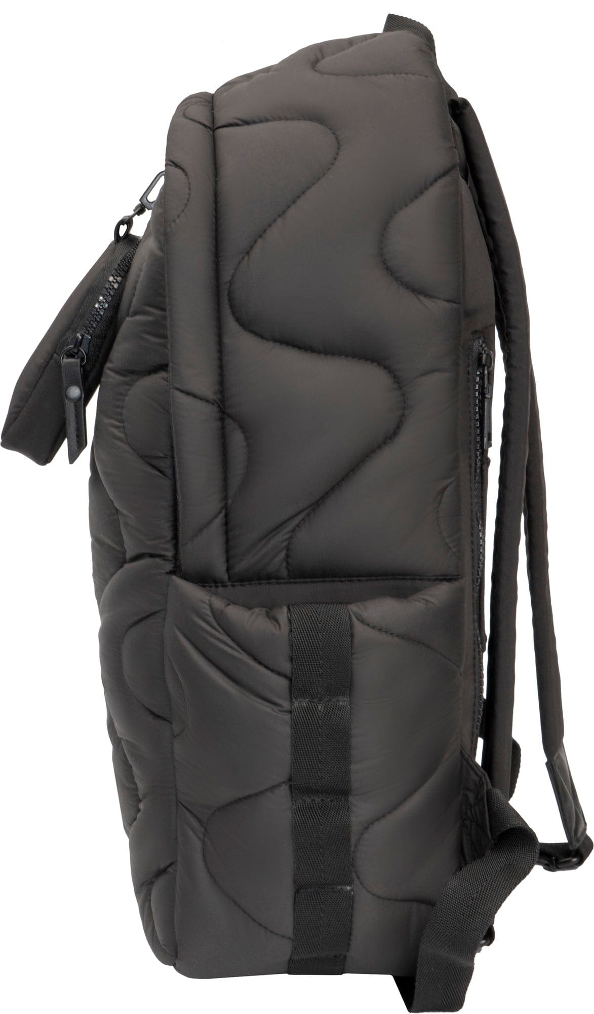 Joan & David Wave Quilted Puffer Nylon 18 Inch Workbook Backpack