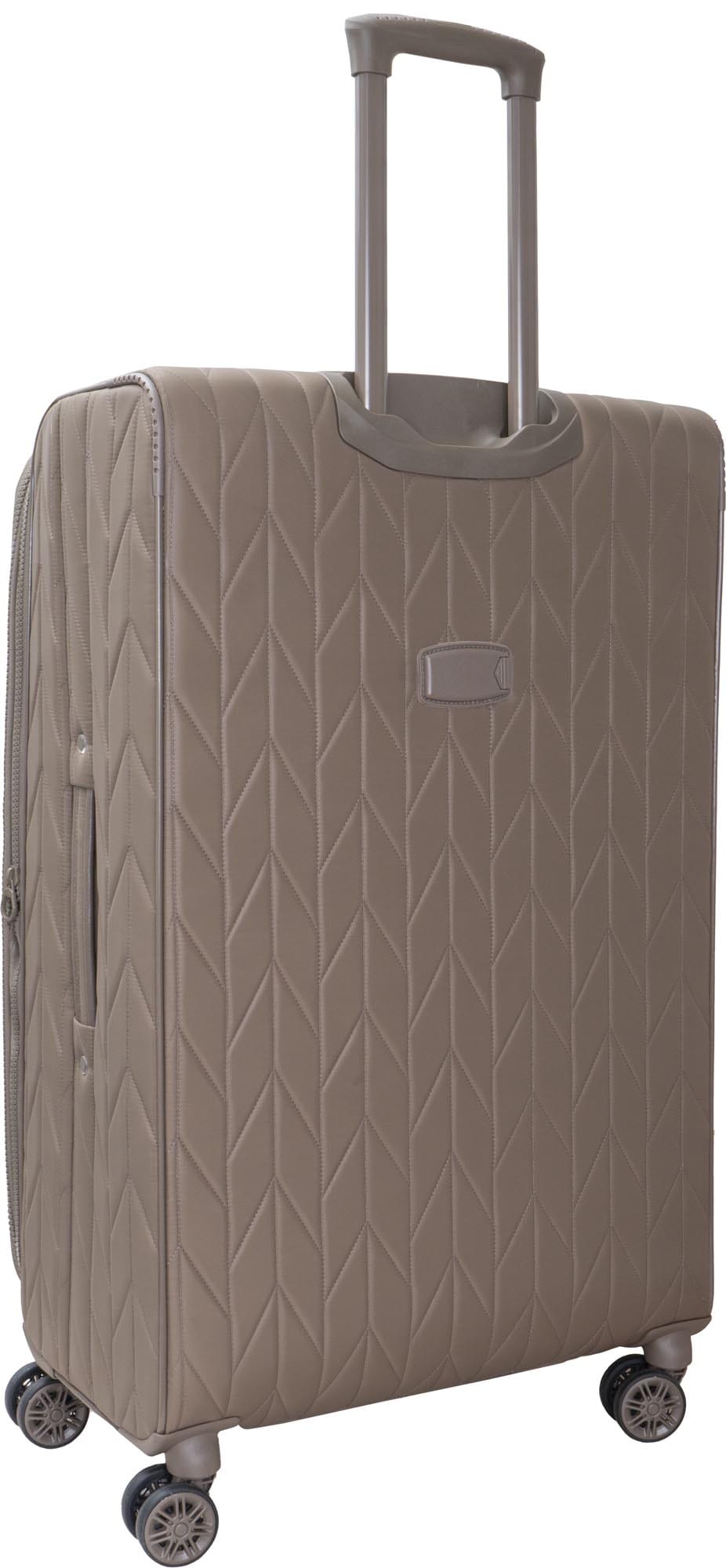 Joan & David 4 Piece Chevron Quilted Parachute Nylon Luggage Set