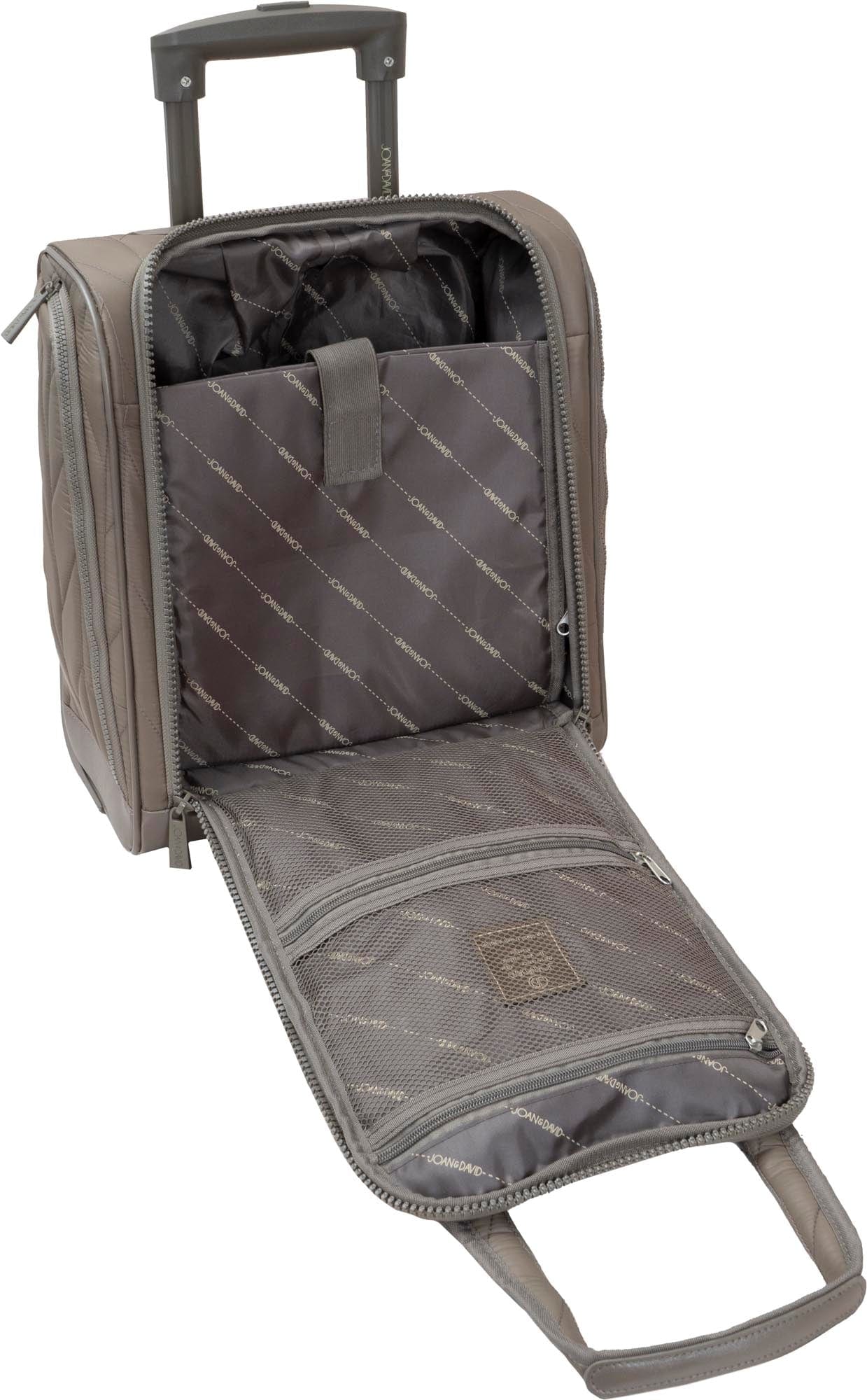 Joan & David 4 Piece Chevron Quilted Parachute Nylon Luggage Set