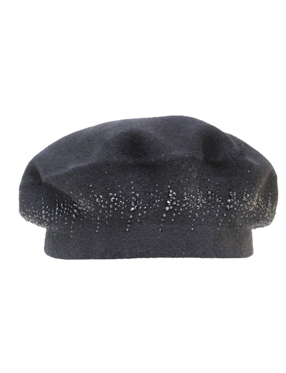 Jones New York Wave Rhinestone Border Beret