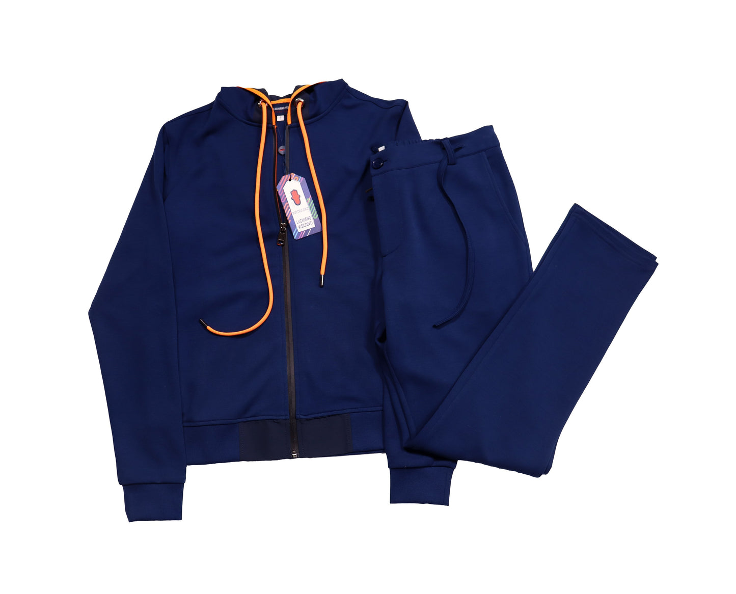 Indigo with Orange Jogger Top