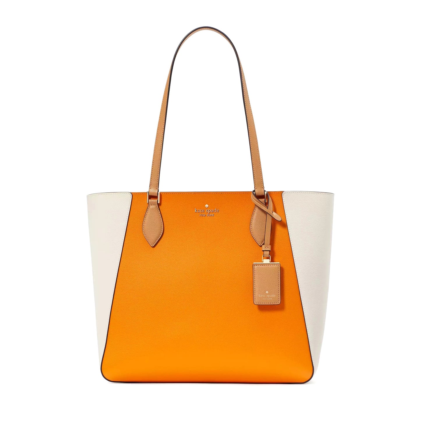 title:Kate Spade Women's Poppy Colorblock Tote;color:Turmeric Root Multi