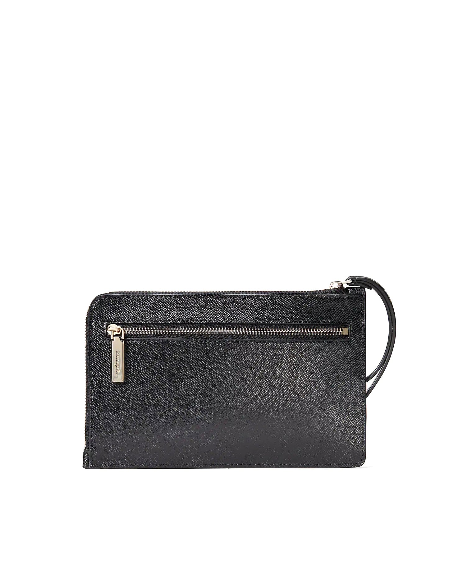 title:Kate Spade Women's Staci Medium L Zip Wristlet;color:Black