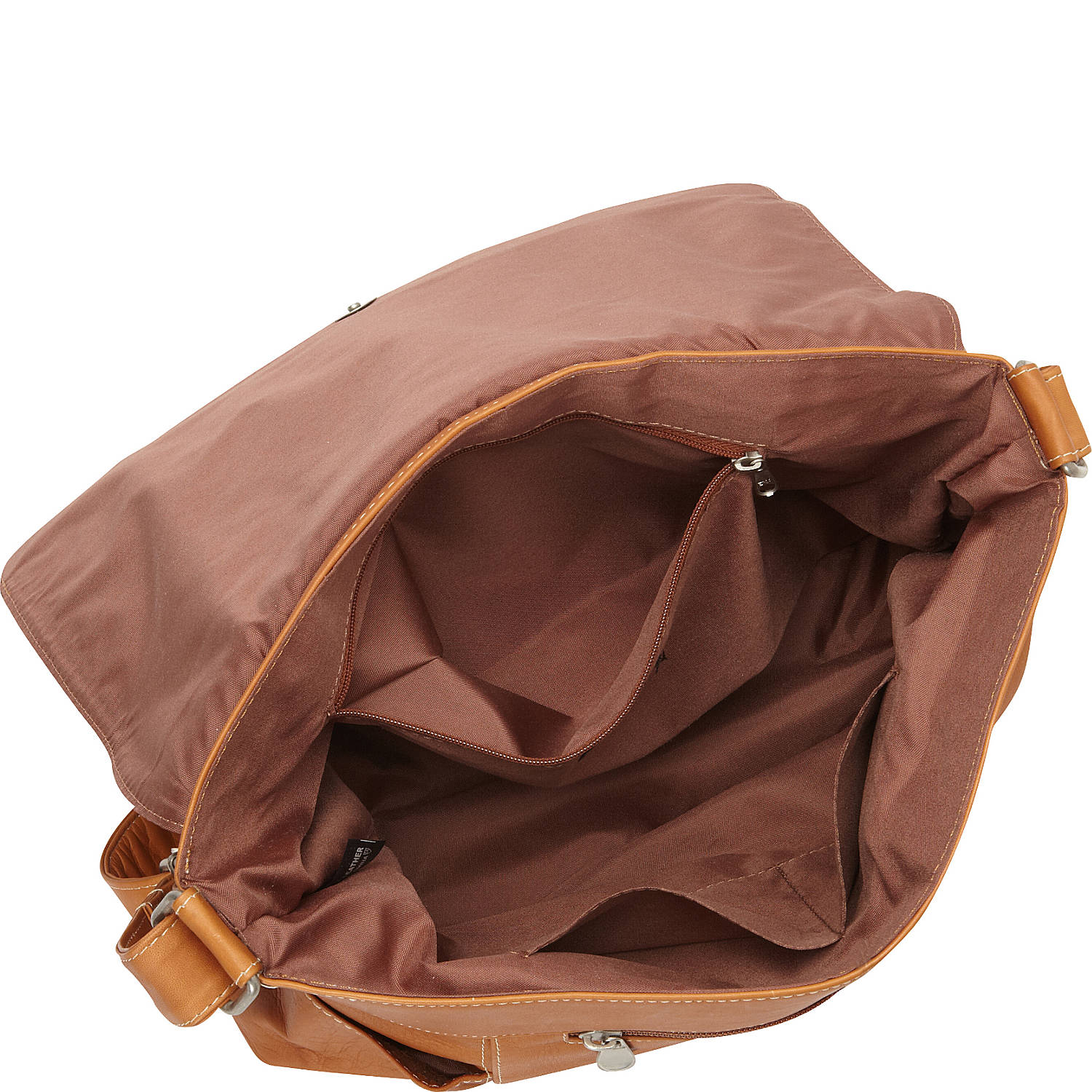 title:Le Donne Leather Flap Over Shoulder Bag;color:TAN