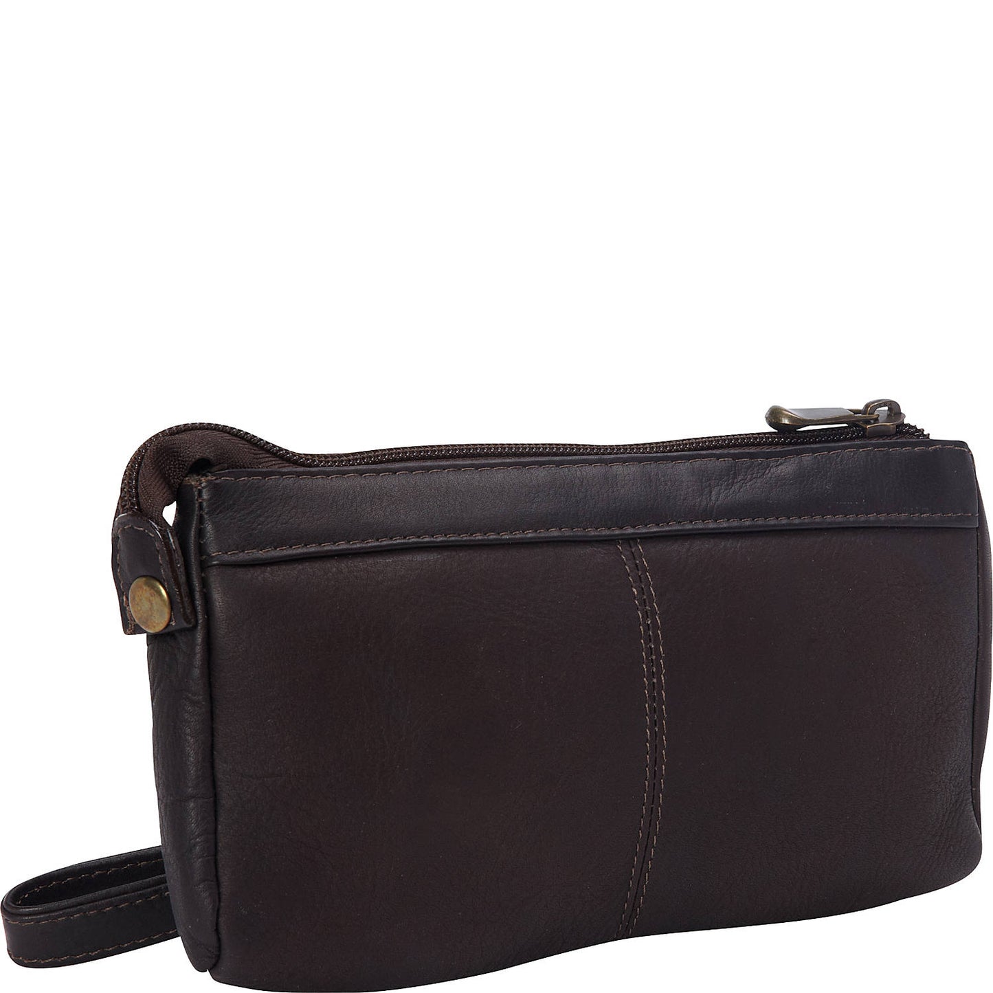 title:Le Donne Leather Large Wristlet Wallet;color:CAFE