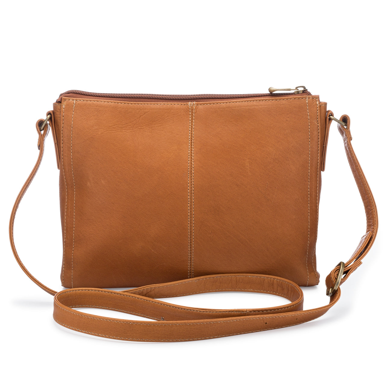 title:Le Donne Leather Finte Crossbody;color:CAFE