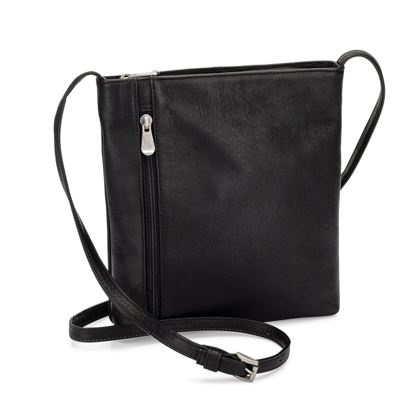 title:Le Donne Leather Hannah Crossbody;color:BLACK