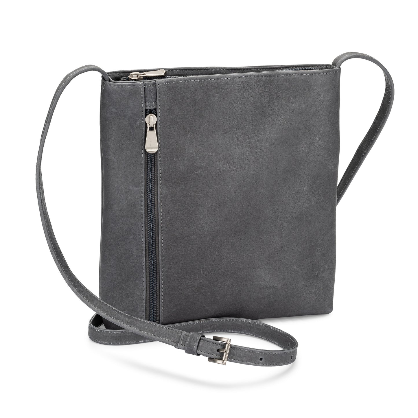 title:Le Donne Leather Hannah Crossbody;color:GRAY