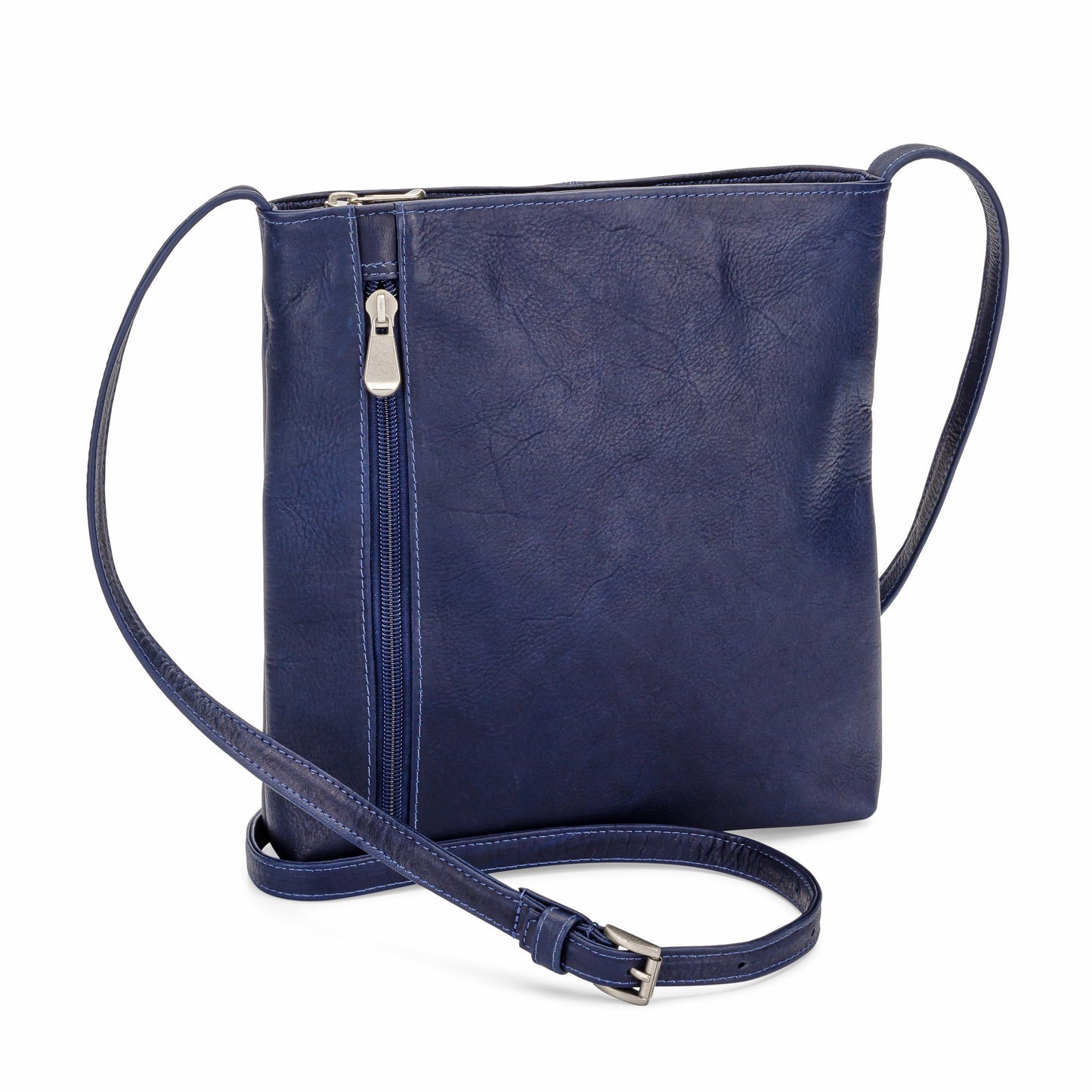 title:Le Donne Leather Hannah Crossbody;color:NAVY