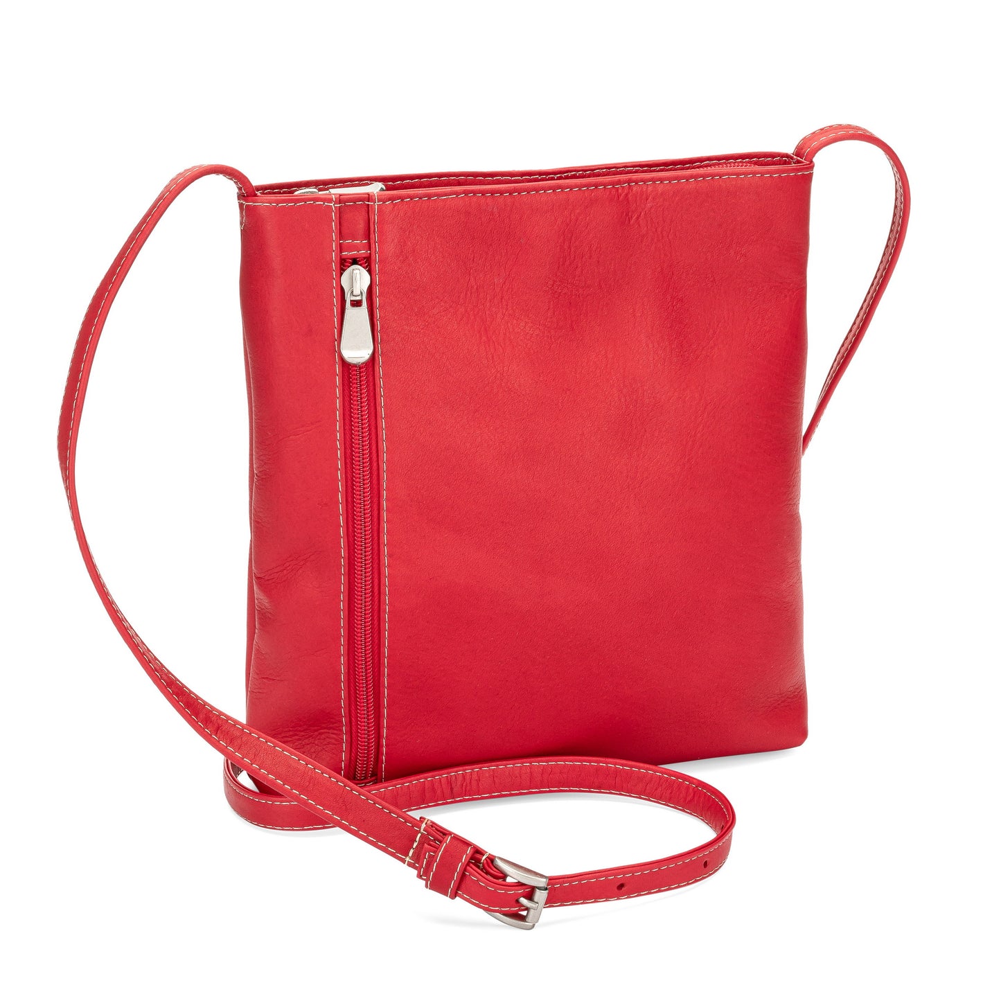 title:Le Donne Leather Hannah Crossbody;color:RED