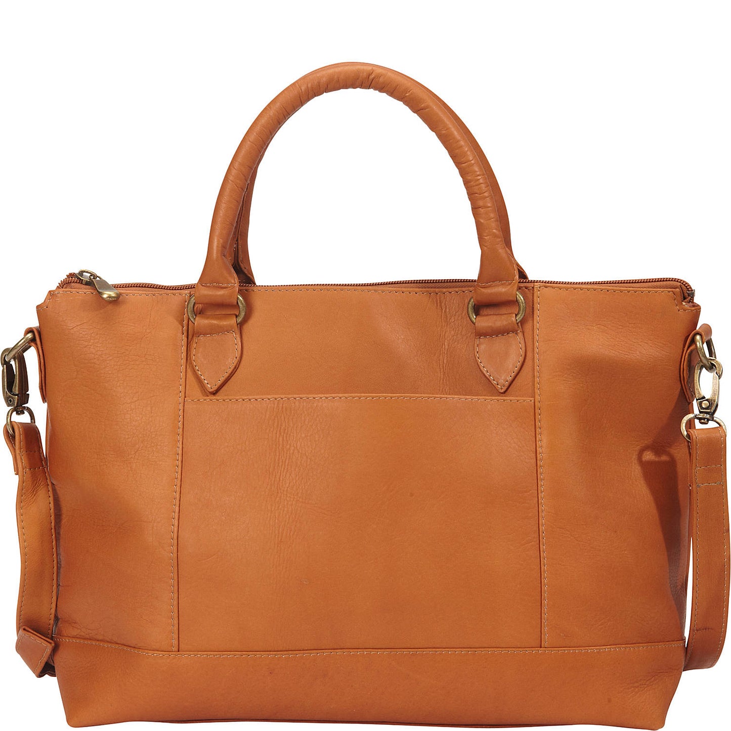 title:Le Donne Leather Lustiano Satchel;color:TAN