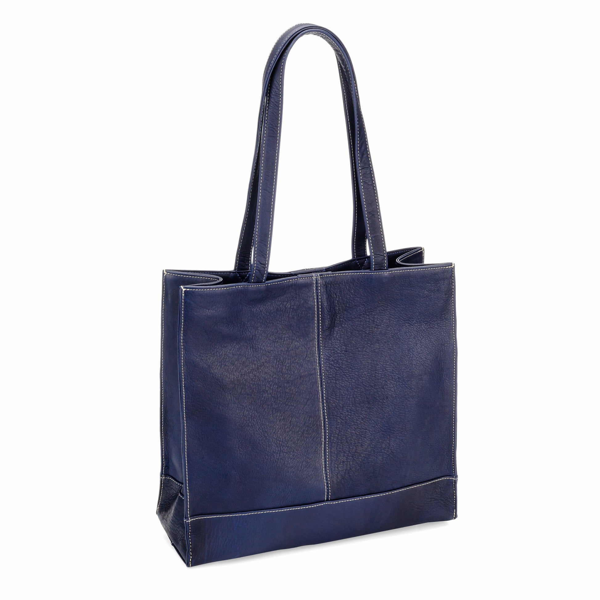 title:Le Donne Leather Everly Tote;color:NAVY