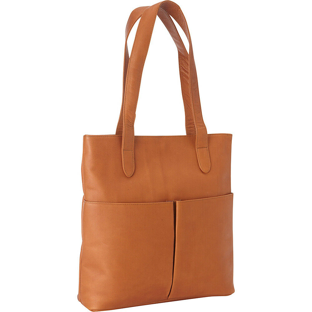 title:Le Donne Leather Destination Tote;color:TAN