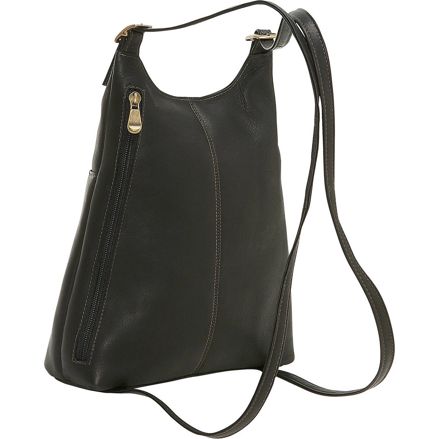 title:Le Donne Leather Laptop Backpack;color:CAFE