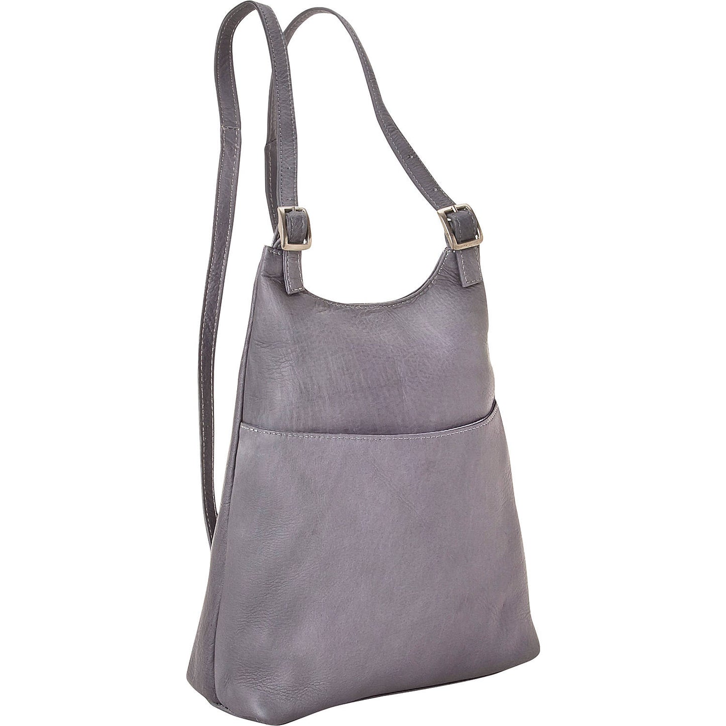 title:Le Donne Leather Laptop Backpack;color:GRAY