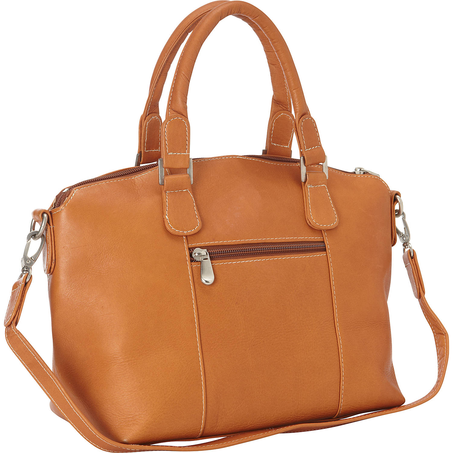 title:Le Donne Leather Classic Satchel;color:CAFE