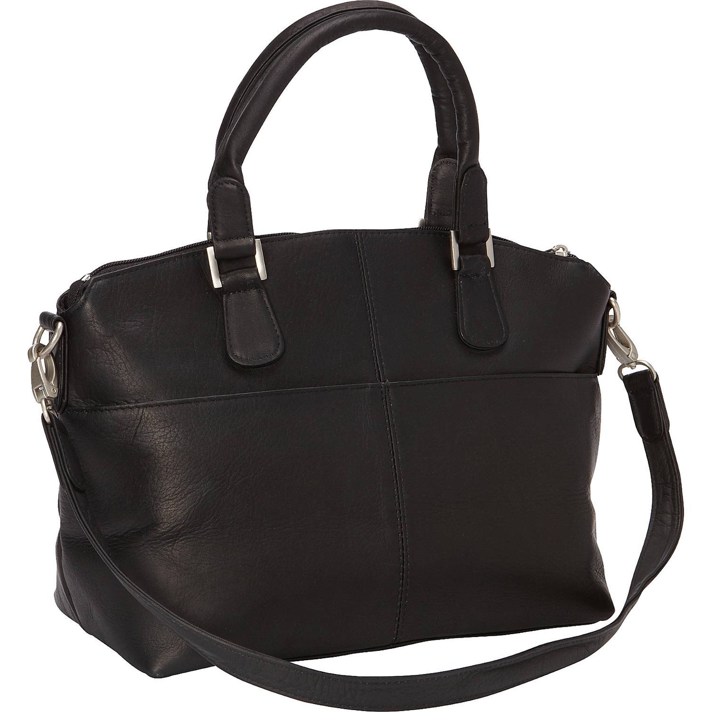 title:Leather Esperanto Satchel;color:Cafe