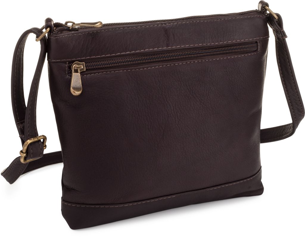 title:Le Donne Leather Savanna Crossbody;color:CAFE