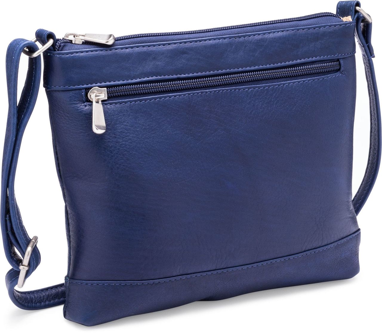 title:Le Donne Leather Savanna Crossbody;color:NAVY