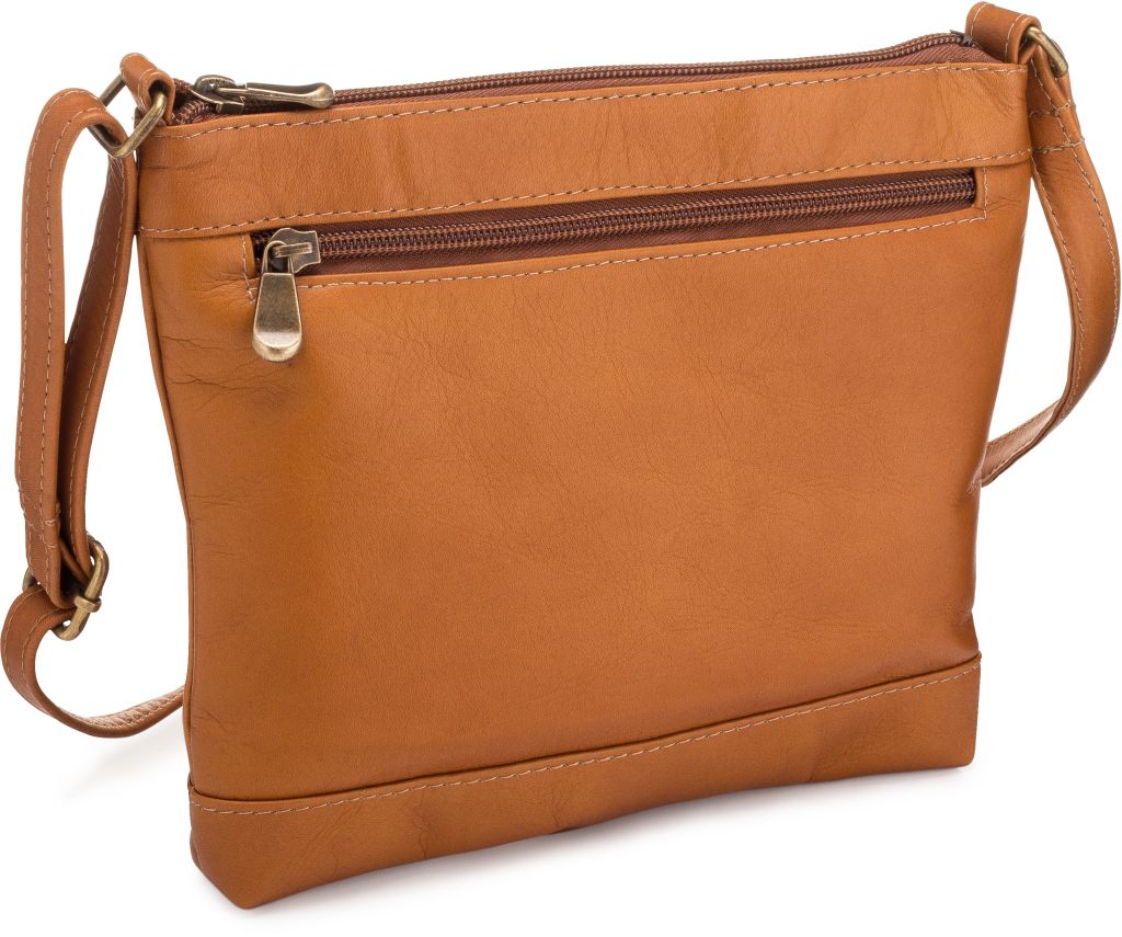 title:Le Donne Leather Savanna Crossbody;color:TAN