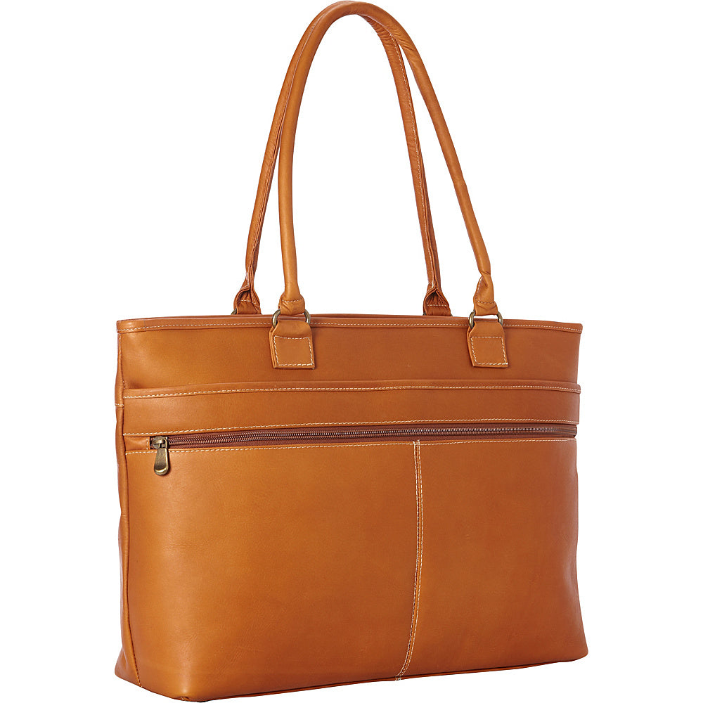 title:Le Donne Leather Fauna Executive Tote;color:TAN