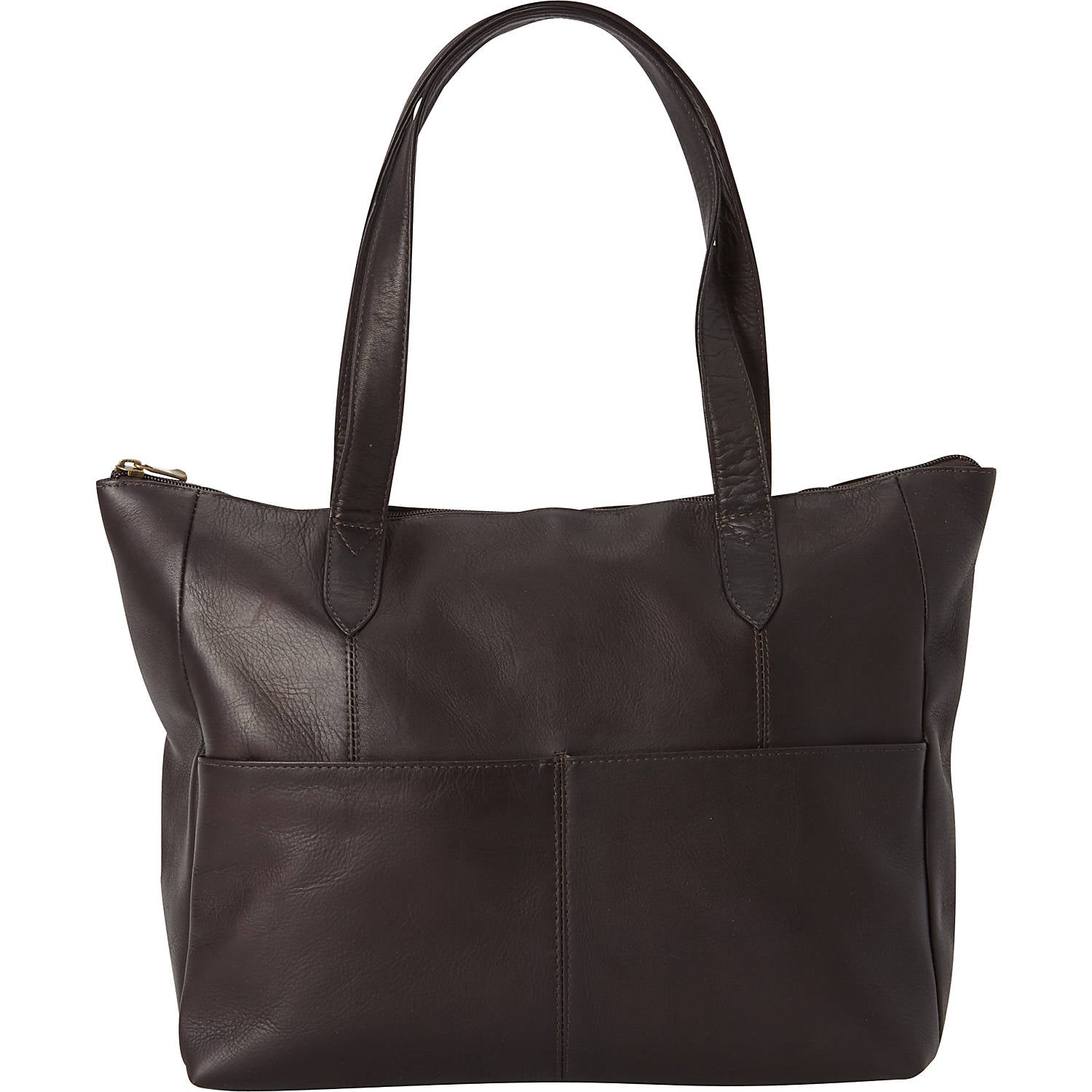 title:Le Donne Leather Delilah Slip Tote;color:CAFE