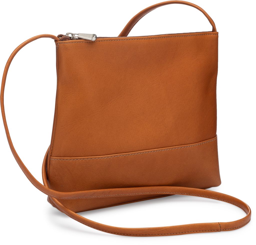 title:Le Donne Leather Carry Along Crossbody;color:TAN