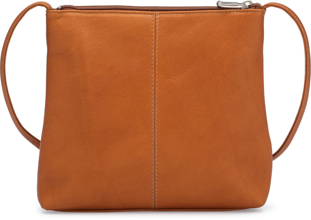 title:Le Donne Leather Carry Along Crossbody;color:TAN