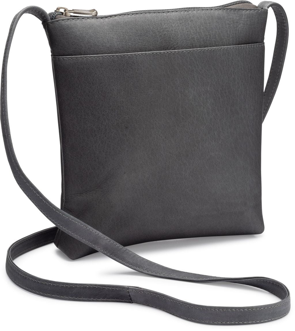 title:Le Donne Leather Telluride Crossbody;color:GRAY