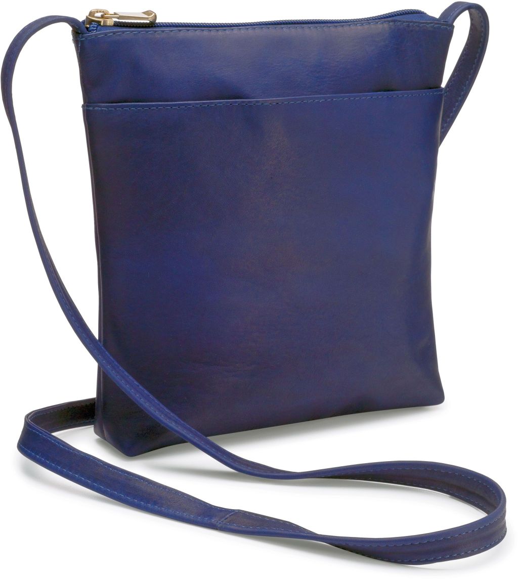 title:Le Donne Leather Telluride Crossbody;color:NAVY