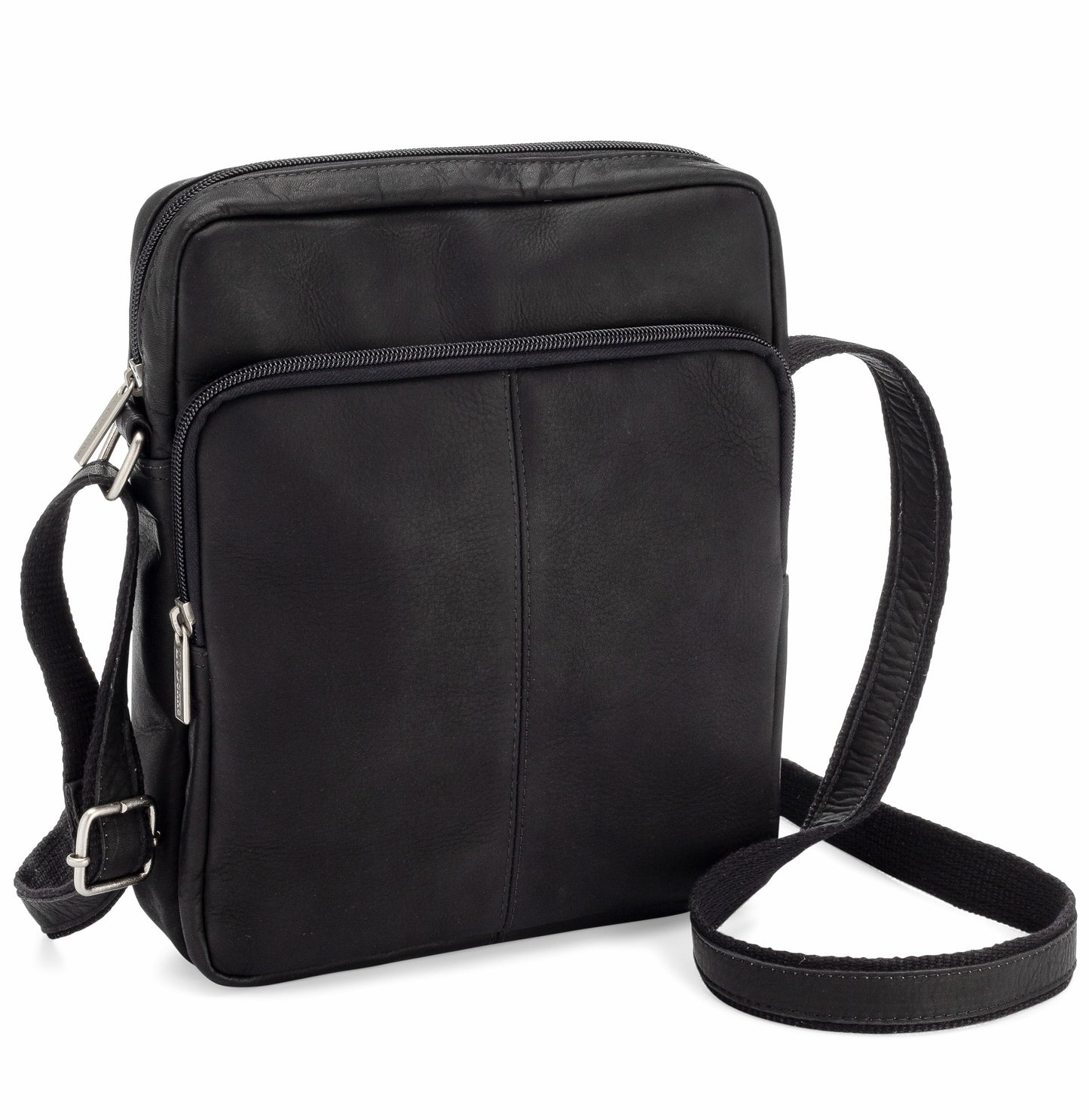 title:Le Donne Leather Cedar Town Bag;color:BLACK