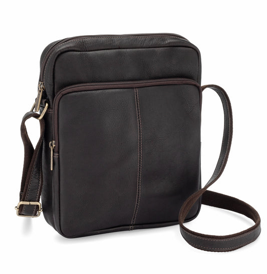 title:Le Donne Leather Multi Pocket Mens Bag;color:CAFE